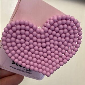 Scunci Pink Heart-Shaped Hair Accessory